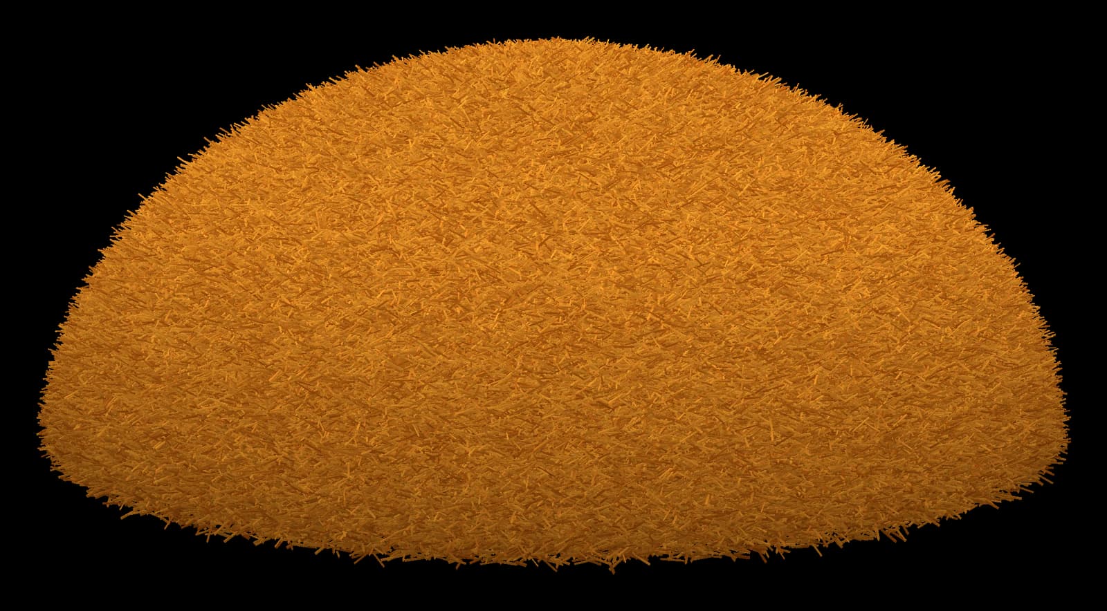 A huge low-poly haystack